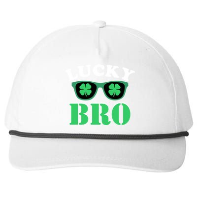 Lucky Bro St Patricks Day Funny Meaningful Gift Snapback Five-Panel Rope Hat