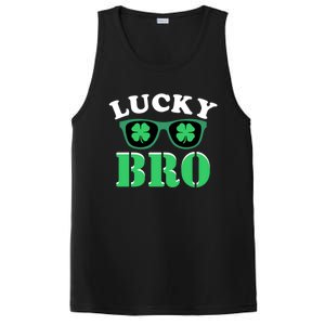 Lucky Bro St Patricks Day Funny Meaningful Gift PosiCharge Competitor Tank