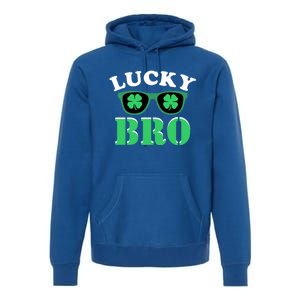 Lucky Bro St Patricks Day Funny Meaningful Gift Premium Hoodie