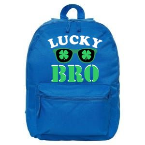 Lucky Bro St Patricks Day Funny Meaningful Gift 16 in Basic Backpack