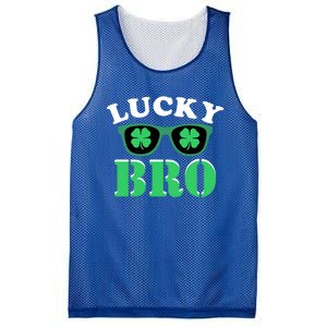 Lucky Bro St Patricks Day Funny Meaningful Gift Mesh Reversible Basketball Jersey Tank