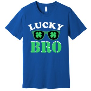 Lucky Bro St Patricks Day Funny Meaningful Gift Premium T-Shirt