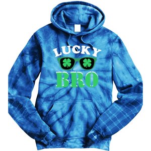 Lucky Bro St Patricks Day Funny Meaningful Gift Tie Dye Hoodie