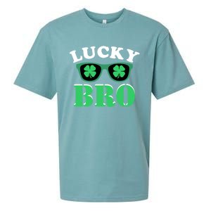 Lucky Bro St Patricks Day Funny Meaningful Gift Sueded Cloud Jersey T-Shirt