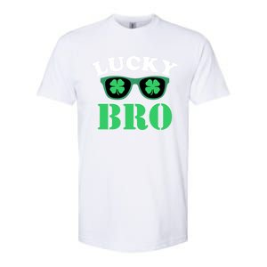 Lucky Bro St Patricks Day Funny Meaningful Gift Softstyle CVC T-Shirt