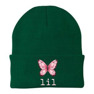 Little Butterfly Sorority Reveal Big Little for Lil Sister Knit Cap Winter Beanie