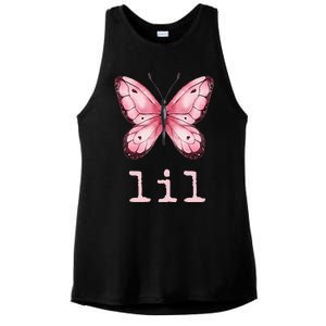 Little Butterfly Sorority Reveal Big Little for Lil Sister Ladies PosiCharge Tri-Blend Wicking Tank