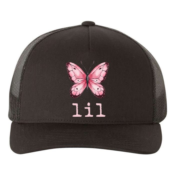 Little Butterfly Sorority Reveal Big Little for Lil Sister Yupoong Adult 5-Panel Trucker Hat