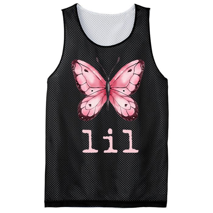 Little Butterfly Sorority Reveal Big Little for Lil Sister Mesh Reversible Basketball Jersey Tank