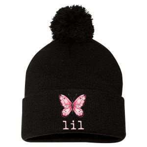 Little Butterfly Sorority Reveal Big Little for Lil Sister Pom Pom 12in Knit Beanie