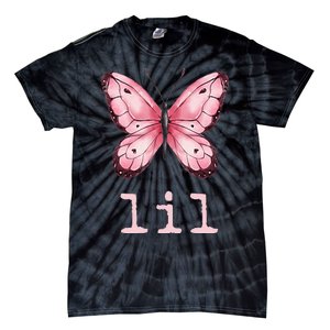 Little Butterfly Sorority Reveal Big Little for Lil Sister Tie-Dye T-Shirt