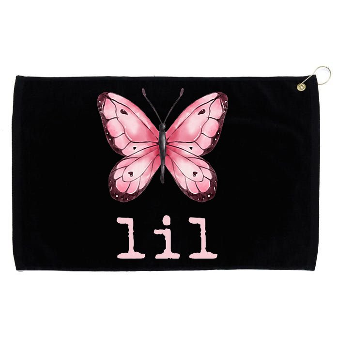 Little Butterfly Sorority Reveal Big Little for Lil Sister Grommeted Golf Towel