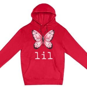 Little Butterfly Sorority Reveal Big Little for Lil Sister Premium Pullover Hoodie