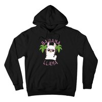 Llama Bahamas Souvenir Travel Vacation Bahamian Flag Nassau Hoodie