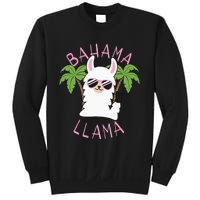 Llama Bahamas Souvenir Travel Vacation Bahamian Flag Nassau Sweatshirt