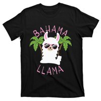 Llama Bahamas Souvenir Travel Vacation Bahamian Flag Nassau T-Shirt