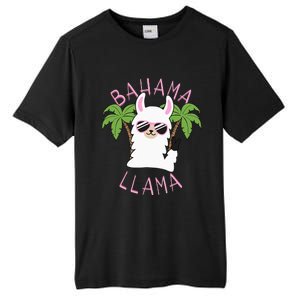 Llama Bahamas Souvenir Travel Vacation Bahamian Flag Nassau Tall Fusion ChromaSoft Performance T-Shirt