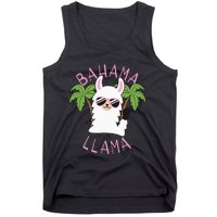 Llama Bahamas Souvenir Travel Vacation Bahamian Flag Nassau Tank Top