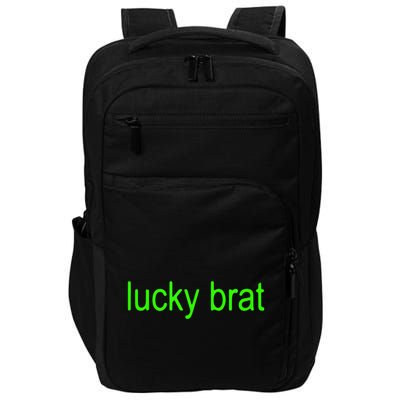 Lucky Brat St PatrickS Day Impact Tech Backpack