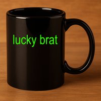 Lucky Brat St PatrickS Day 11oz C Handle Ceramic Mug