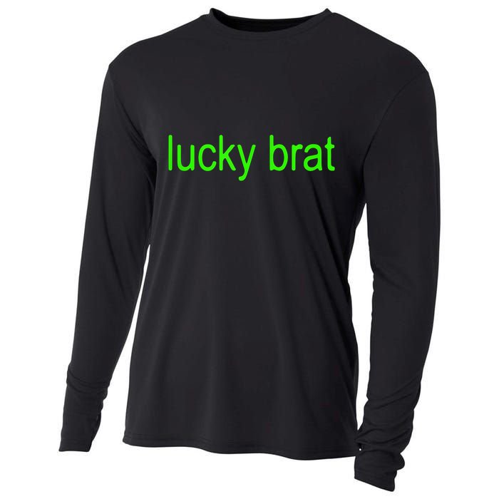 Lucky Brat St PatrickS Day Cooling Performance Long Sleeve Crew
