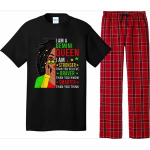 Locd Braver Stronger Smarter Gemini Queen Birthday Pajama Set