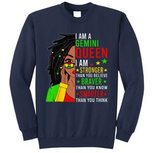 Locd Braver Stronger Smarter Gemini Queen Birthday Sweatshirt