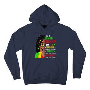 Locd Braver Stronger Smarter Gemini Queen Birthday Tall Hoodie