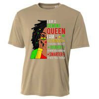 Locd Braver Stronger Smarter Gemini Queen Birthday Cooling Performance Crew T-Shirt