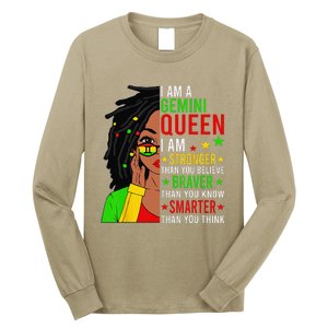 Locd Braver Stronger Smarter Gemini Queen Birthday Long Sleeve Shirt