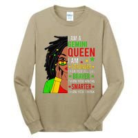 Locd Braver Stronger Smarter Gemini Queen Birthday Tall Long Sleeve T-Shirt