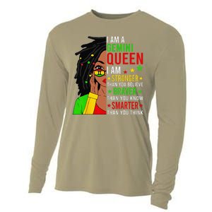 Locd Braver Stronger Smarter Gemini Queen Birthday Cooling Performance Long Sleeve Crew