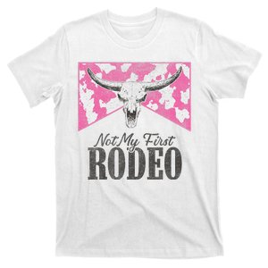 Leopard Bull Skull Western Life Country Not My First Rodeo T-Shirt