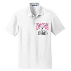 Leopard Bull Skull Western Life Country Not My First Rodeo Dry Zone Grid Polo