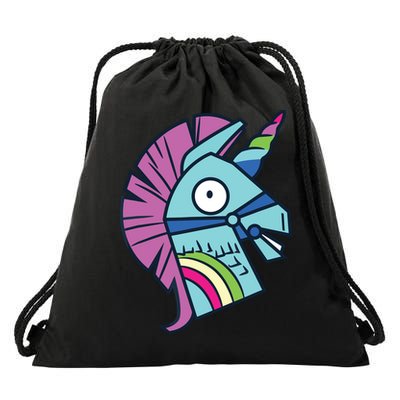 Llama Bash Smile Drawstring Bag