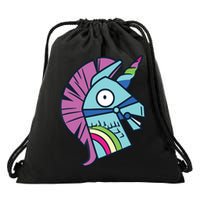 Llama Bash Smile Drawstring Bag