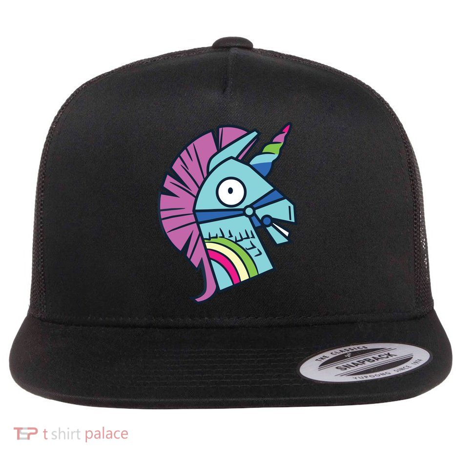 Llama Bash Smile Flatbill Hat