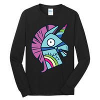 Llama Bash Smile Tall Long Sleeve T-Shirt