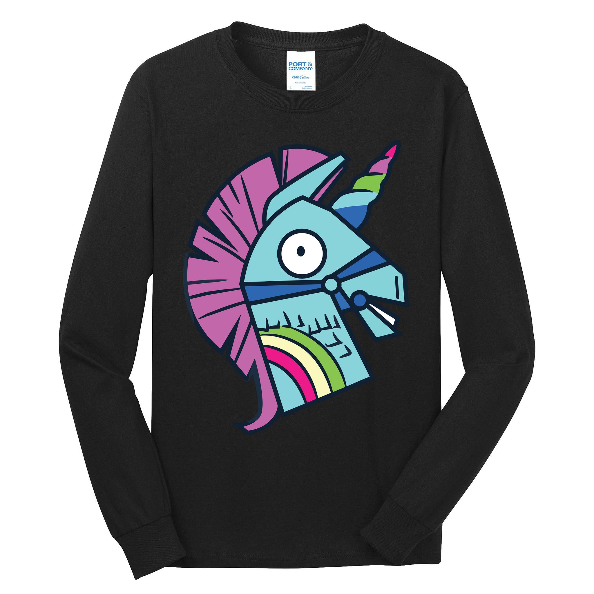 Llama Bash Smile Tall Long Sleeve T-Shirt