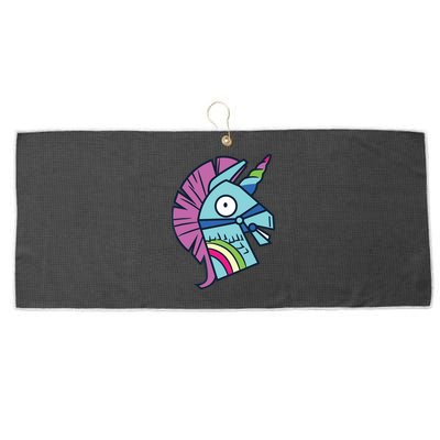 Llama Bash Smile Large Microfiber Waffle Golf Towel