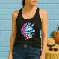 Llama Bash Smile Womens Tank Top