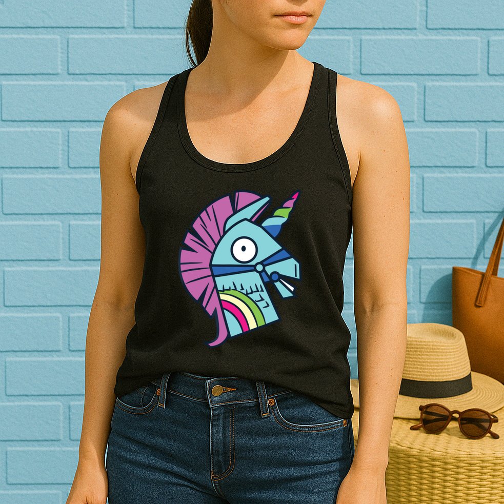 Llama Bash Smile Womens Tank Top