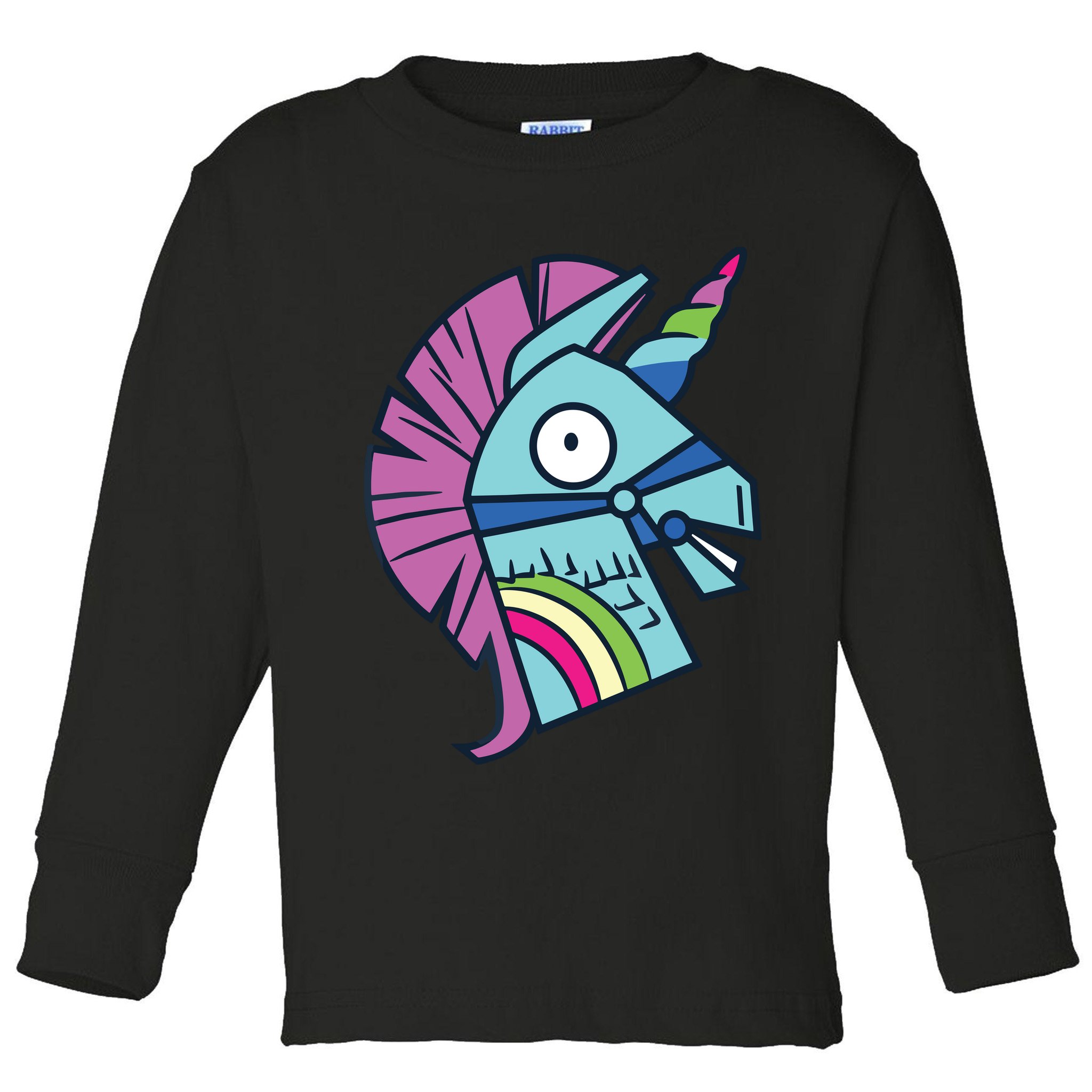 Llama Bash Smile Toddler Long Sleeve Shirt