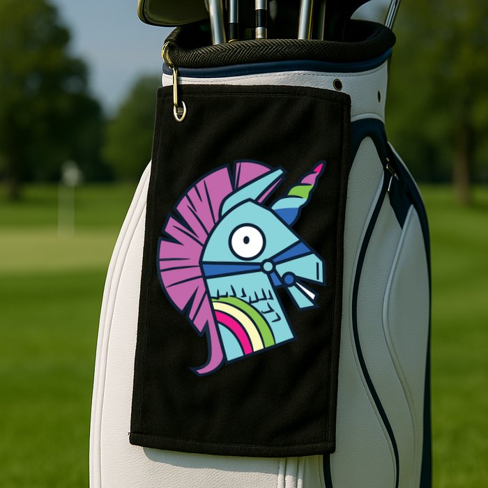 Llama Bash Smile Golf Towel