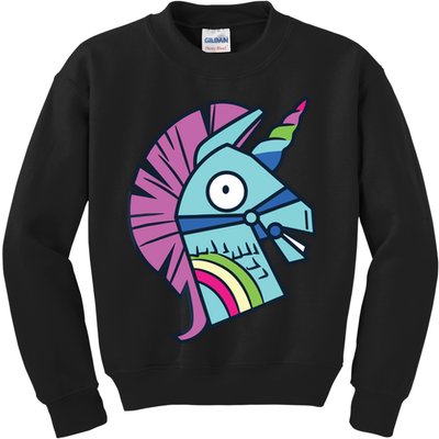 Llama Bash Smile Kids Sweatshirt