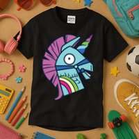Llama Bash Smile Kids T-Shirt