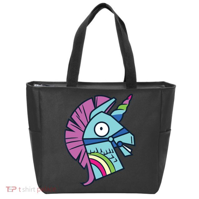 Llama Bash Smile Zip Tote Bag