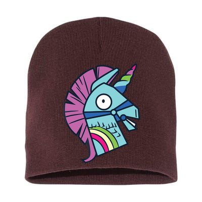 Llama Bash Smile Short Acrylic Beanie