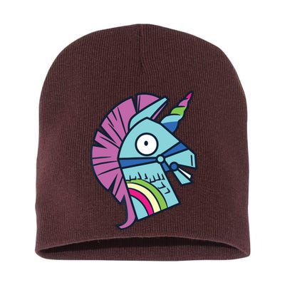 Llama Bash Smile Short Acrylic Beanie