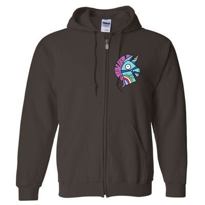 Llama Bash Smile Full Zip Hoodie